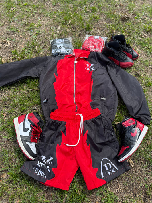 Red & Black Track Set