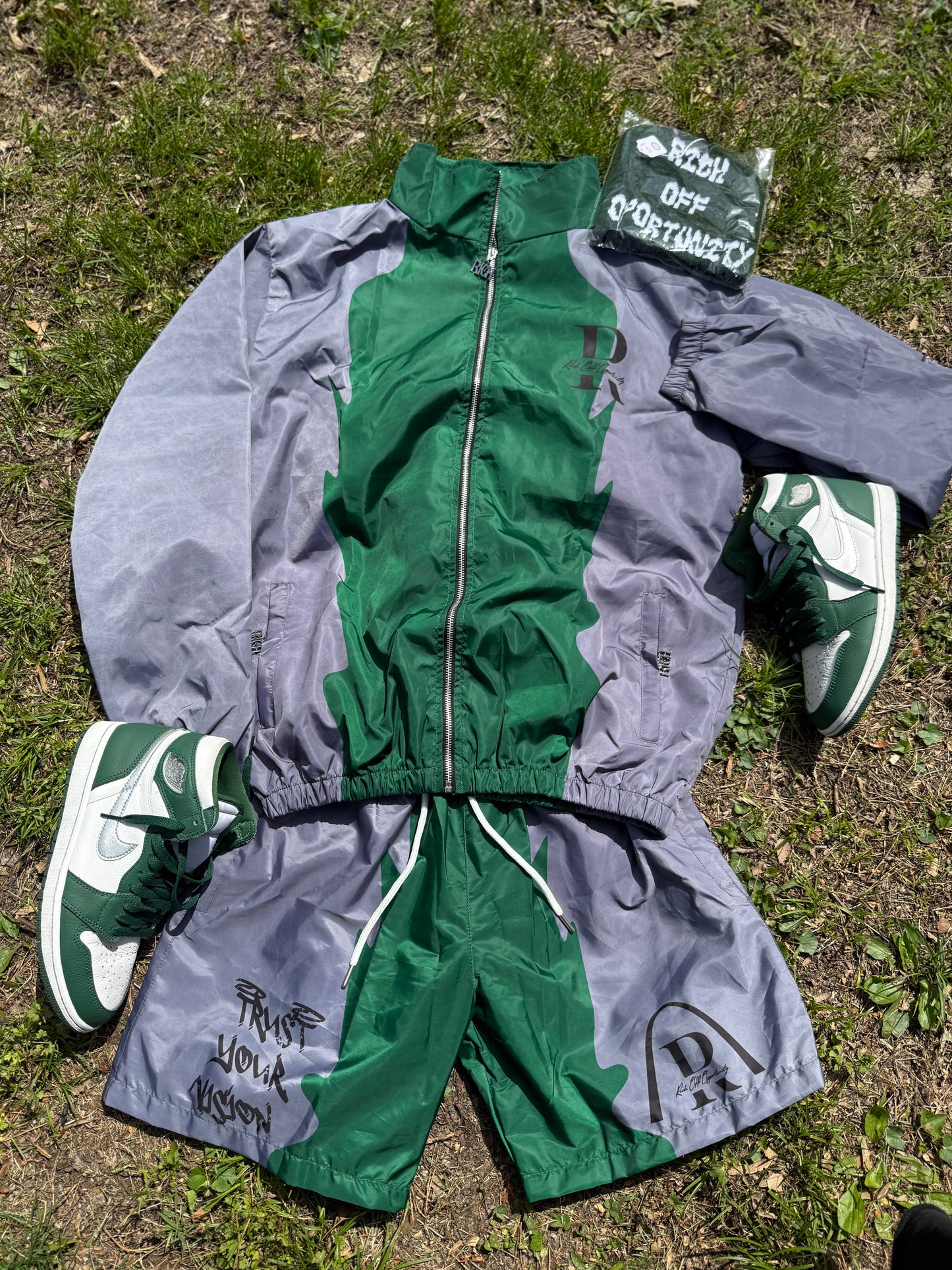 Green & Grey Track Set